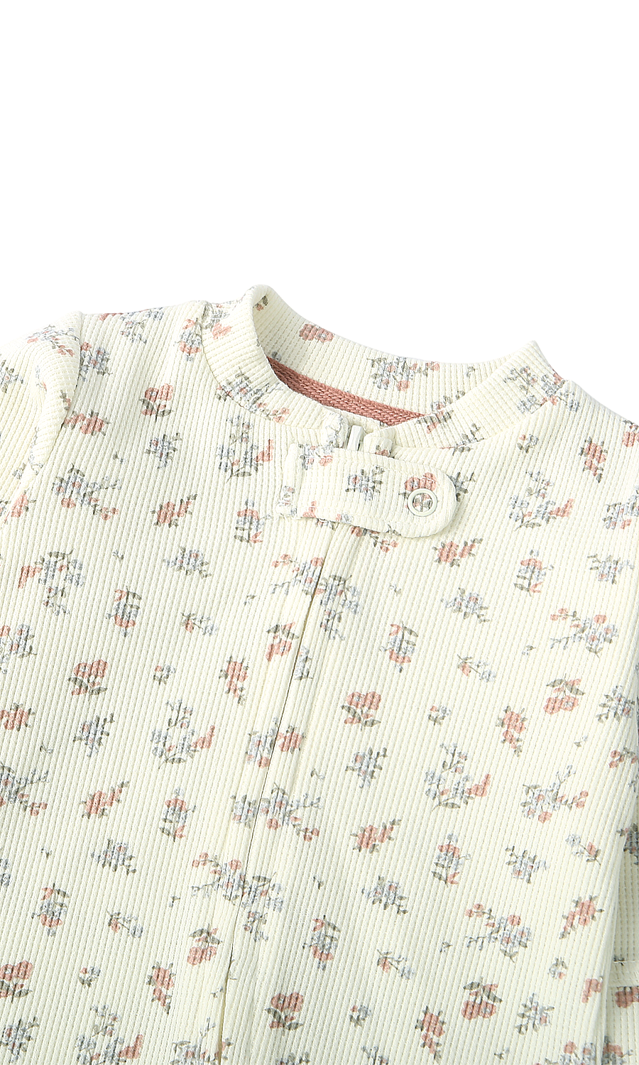 Baby Girls Sleep Suit Pack of 2 Pink Cream Floral Print