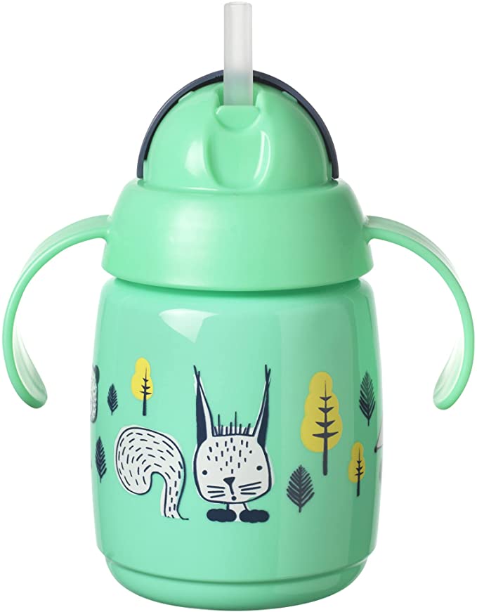 TRNR Straw Cup AL IL Green 1X Tommee Tippee 300ML - 447830