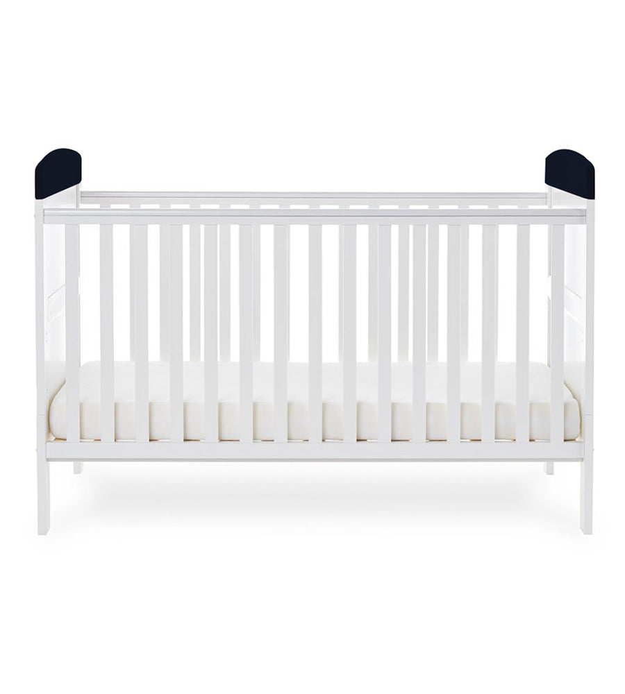 MQ 1201 White+Blue Harmison Cot Bed