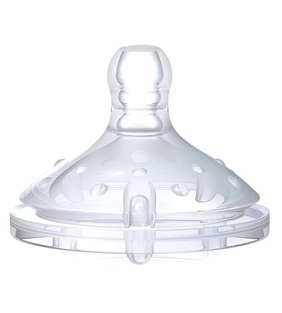 Nuby ID0016 Silicone teat SoftFlex slow flow 2pcs.