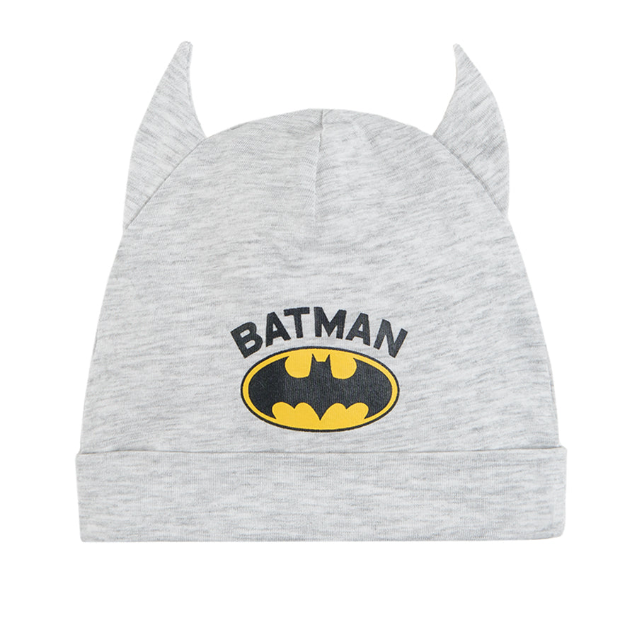 Boy's Hat Gray Black Batman Set 2 Pcs CC LAB2401218