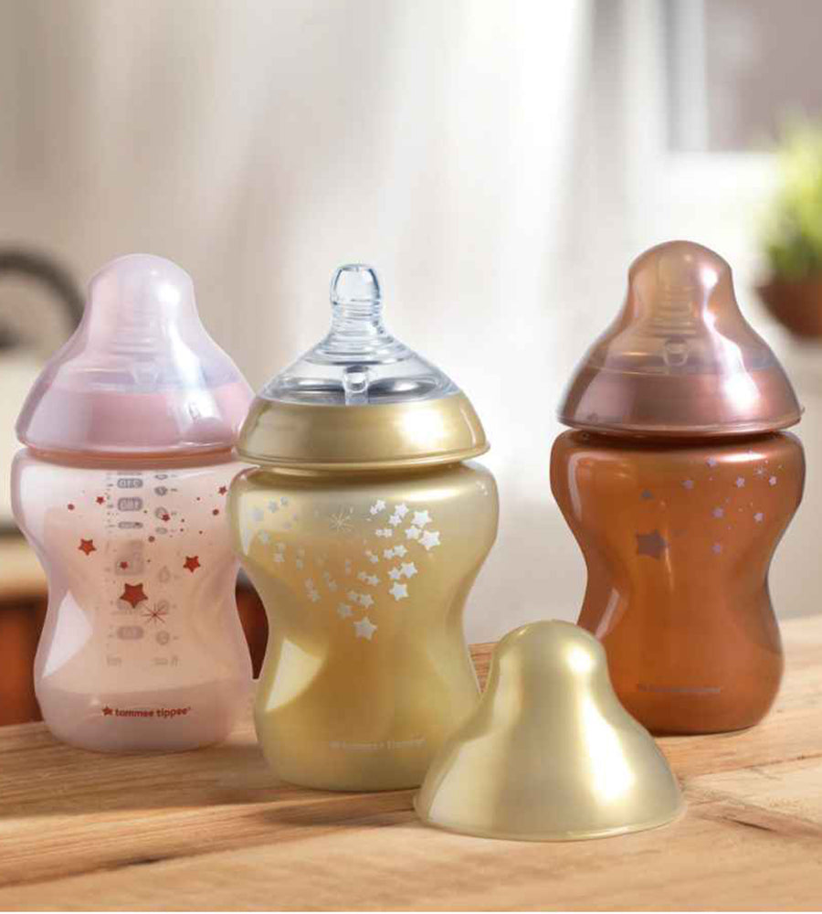 Tommee Tippee Baby Feeding Bottle 3Pk 260ml 3m+TT 422597
