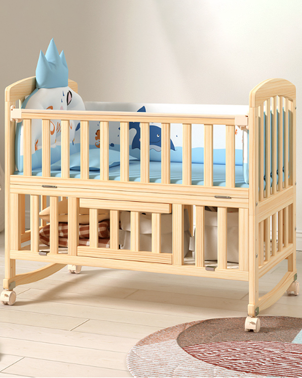 Mom Squad Baby Cot (Natural) WBB Z29 (0242600)