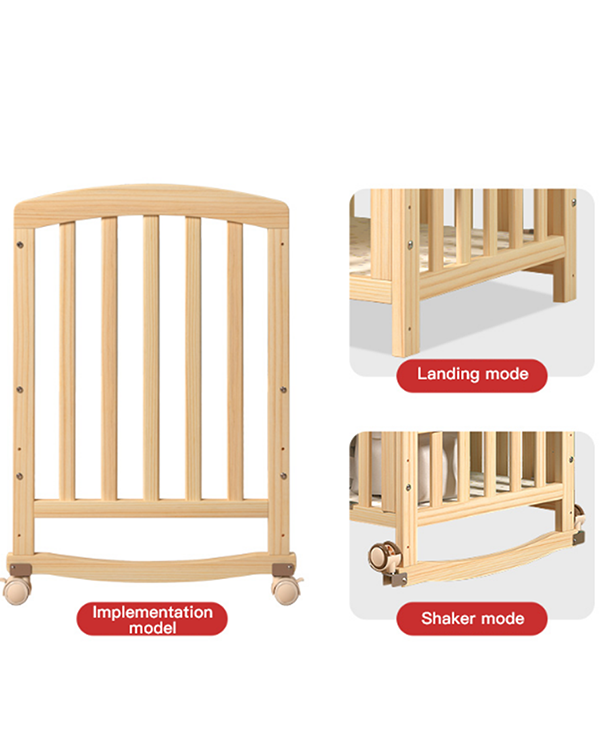 Mom Squad Baby Cot (Natural) WBB Z29 (0242600)